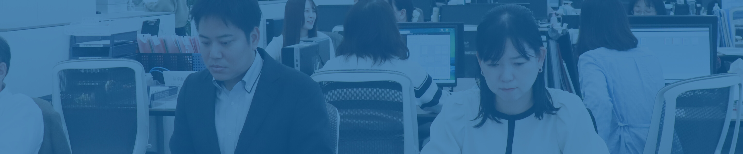 仕事体験セクションの背景